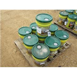 1 LOT (10) 5 GALLON BUCKETS 303 TRACTOR HYD & TRANSMISSION FLUID