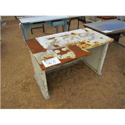 48" X 32" METAL WORK TABLE