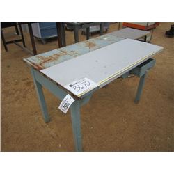 48" X 30" METAL WORK TABLE