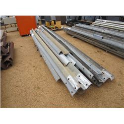 1 LOT MISC LENGTH GALV GUARD RAIL