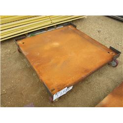 4' X 4' 4 WHEEL STEEL CART