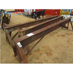 1 LOT (4) 12' A-FRAME STEEL STANDS