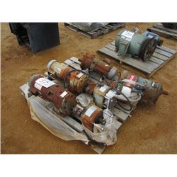 1 LOT (4) ELECTRIC MOTOR W/ GEAR BOX