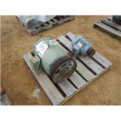 1 LOT (2) ELECTRIC MOTORS