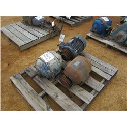 1 LOT (3) ELECTRIC MOTORS