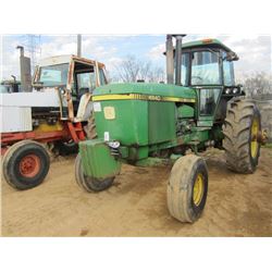 JOHN DEERE 4840 FARM TRACTOR, S/N 005050R, 3 PTH, PTO, 3 REMOTES, ECAB W/ AIR, 20.8-38 REAR TIRES, 1