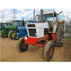 CASE AGRI KING 1070 FARM TRACTOR, S/N 8812251, 3 PTH, PTO, 2 HYD REMOTES, ECAB, METER READING 2,924 