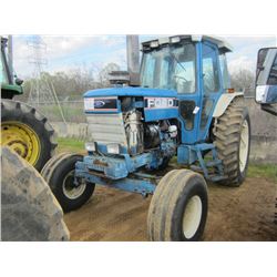 FORD FC415M FARM TRACTOR, S/N BB54556, 3 PTH, PTO, 2 HYD REMOTES, ECAB W/ AIR, METER READING 6,182 H