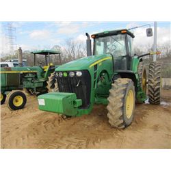 JOHN DEERE 8130 MFWD FARM TRACTOR, S/N 044543, QUICK HITCH, 3 PTH, PTO, 4 HYD REMOTES, ECAB W/ AIR, 