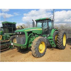 JOHN DEERE 8320 MFWD FARM TRACTOR, S/N 015497(07 YR) QUICK HITCH, 3 PTH, PTO, 4 HYD REMOTES, ECAB W/