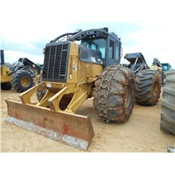 CAT 545C GRAPPLE SKIDDER, S/N 54500801 (10 YR) DUAL ARCH, WINCH, ECAB W/ AIR, 30.5L-32 TIRES, METER 