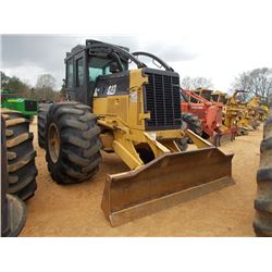 CAT 545C GRAPPLE SKIDDER, S/N 54500439 (08 YR) DUAL ARCH GRAPPLE, WINCH, ECAB W/AIR, 30.5L-35 TIRES,