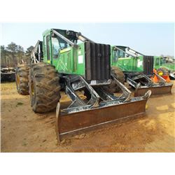 JOHN DEERE 748H GRAPPLE SKIDDER, S/N 648886 (12 YR) DUAL ARCH, WINCH, ECAB W/ AIR, 30.5l-32 TIRES, M