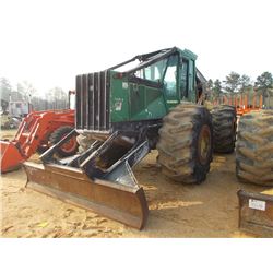 JOHN DEERE 748G III GRAPPLE SKIDDER, S/N 61371 (07 YR) DUAL ARCH, WINCH, ECAB W/ AIR, 30.5L-32 TIRES