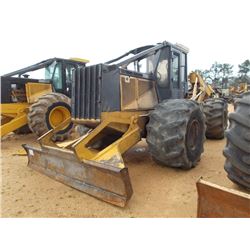 JOHN DEERE 748G III GRAPPLE SKIDDER, S/N 593175 (04 YR) DUAL ARCH, WINCH, ECAB W/ AIR, 28L-26 TIRES,