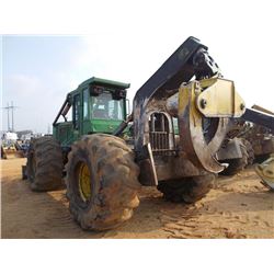 JOHN DEERE 648H GRAPPLE SKIDDER, S/N 632811 (11 YR) SINGLE ARCH, WINCH, ECAB W/AIR, 30.5-32 TIRES, M