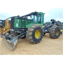 JOHN DEERE 648H GRAPPLE SKIDDER, S/N 618620 (08 YR) DUAL ARCH, WINCH, ECAB W/ AIR, 30.5-32 TIRES