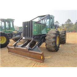 JOHN DEERE 684H GRAPPLE SKIDDER, S/N 613902 (08 YR) SINGLE ARCH, WINCH, ECAB W/ AIR, 30.5L-32 TIRES