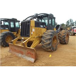 CAT 525C GRAPPLE SKIDDER, S/N 52501803 (13 YR) SINGLE ARCH, WINCH, ECAB W/ AIR, 30.5-32 TIRES, METER