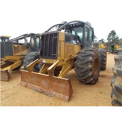 CAT 525C GRAPPLE SKIDDER, S/N 52501593 (12 YR) SINGLE ARCH GRAPPLE, WINCH,M 30.5L-32 TIRES, METER RE