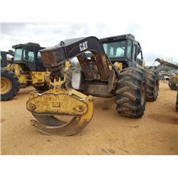 CAT 525C GRAPPLE SKIDDER, S/N 52500733 (09 YR) SINGLE ARCH, WINCH, ECAB W/ AIR, 30.5L-32 TIRES, METE
