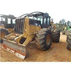 CAT 525C GRAPPLE SKIDDER, S/N 52500123 (06 YR) DUAL ARCH, WINCH, ECAB W/AIR, METER READING 13,204 HO