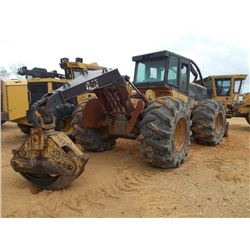 CAT 525B GRAPPLE SKIDDER, S/N 3KZ01358 (04 YR ) SINGLE ARCH, WINCH, ECAB W/AIR, 30.5L-32 TIRES
