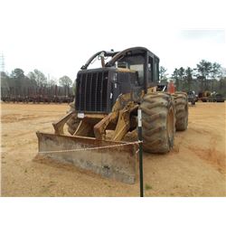 CAT 525B GRAPPLE SKIDDER, S/N 3K200919 (03 YR) SINGLE ARCH, WINCH, ECAB W/ AIR, 30.5L-32 TIRES, METE