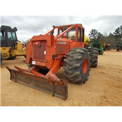 TIMBERJACK 350A LOG SKIDDER, S/N 19875-BR SPRAY TANK W/ HOSES & NOZZLES, ECAB, 28L-26 TIRES, METER R
