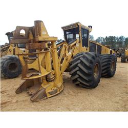 TIGERCAT 724D FELLER BUNCHER, S/N 7240739 (05 YR) SAW HEAD, ECAB W/ AIR, 66-43-26 TIRES, METER READI