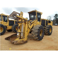 TIGERCAT 720E FELLER BUNCHER, S/N 7204910 (11 YR) TIGERCAT DW5603 SAW HEAD, ECAB W/ AIR, METER READI