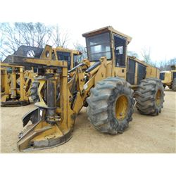 TIGERCAT 718 FELLER BUNCHER, S/N 7180549 (04 YR) TC5000 SAWHEADM, ECAB W/AIR, 28L-26 TIRES