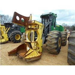 JOHN DEERE 643K FELLER BUNCHER, S/N 651985 (13 YR) JOHN DEERE FD45 SAW HEAD, ECAB W/ AIR, 28L-26 TIR