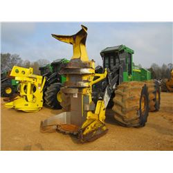 JOHN DEERE 643K FELLER BUNCHER, S/N 626805, (10 YR) FD22B SAW HEAD, ECAB W/ AIR, 67X34.00-26 TIRES