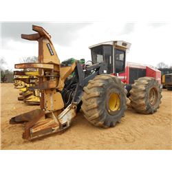 PRENTICE 2570 FELLER BUNCHER, S/N PB19502, (0 7YR) WARATAH FD22 SAW HEAD, ECAB W/ AIR, 30.5L-32 TIRE
