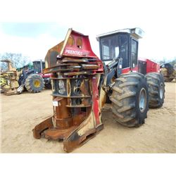 PRENTICE 2470 FELLER BUNCHER, S/N PB19860, (10 YR) PRENTICE SH-50 SAW HEAD, ECAB W/ AIR, 28L-26 TIRE