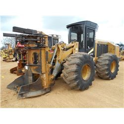 HYDRO AX 470 FELLER BUNCHER, S/N HA18410, (04 YR) QUADCO SAW HEAD, ECAB W/ AIR, 28L-26 TIRES