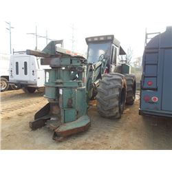 HYDRO-AX 411 EX FELLER BUNCHER, S/N 7478, (99 YR) SAW HEAD, ECAB W/ AIR, METER READING 8,304 HOURS