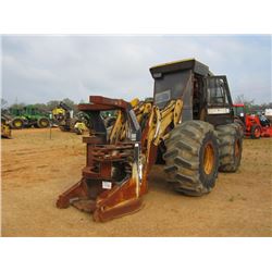 HYDRO AX 411EXP FELLER BUNCHER, S/N 7920, (02 YR) WARATAH FD18 SAW HEAD, ECAB W/ AIR, 28L-26 TIRES