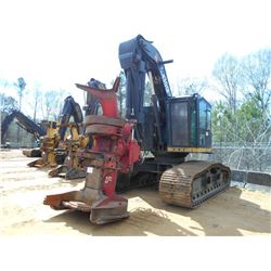 CAT 521 TRACK FELLER BUNCHER, S/N 52100302 (06 YR) CAT HF-201 ROTATING SAW HEAD, ECAB W/AIR, METER R