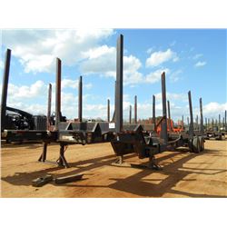 2007 PITTS 4 BOLSTER LOG TRAILER, S/N 5JYLP40227P070365, 11R24.5 TIRES (REBUILT)