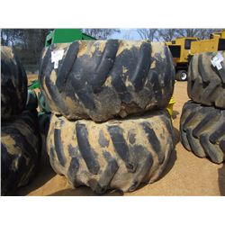 1 LOT (2) SKIDDER TIRES & RIMS