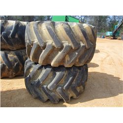 1 LOT (2) SKIDDER TIRES & RIMS