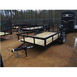 (UNUSED) 2015 TRAILER WORLD 6' X 12' S/A TAG TRAILER, S/N 57BAGE61XG1024871, 24" DOVETAIL, WIRE MESH