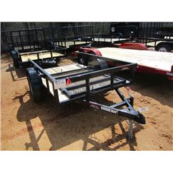 (UNUSED) 2015 TRAILER WORLD 5' X 8' S/A TAG TRAILER, S/N 57BAG5088G1516210, WIRE MESH RAMP, ST205/75