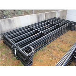 1 LOT (10) 12' CORRAL PANELS