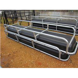 1 LOT (2) FEED BUNKS