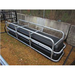 1 LOT (2) FEED BUNKS