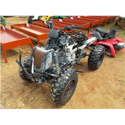 4 WHEELER CHASSIS AND PARTS, (DOES NOT RUN) (COUNTY OWNED)
