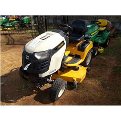 CAB CADET GT 2148 RIDING LAWN MOWER, S/N 1L123H40033, KOHLER GAS ENG, 48" DECK, METER READING 126 HO